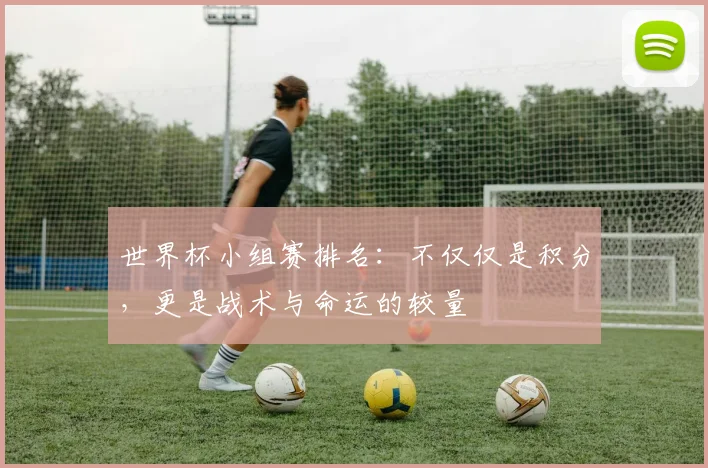 世界杯小组赛排名：不仅仅是积分，更是战术与命运的较量