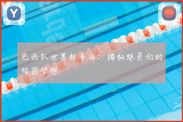 巴西队世界杯专访：揭秘球员们的绿茵梦想
